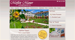 Desktop Screenshot of moffettmanorapartments.com
